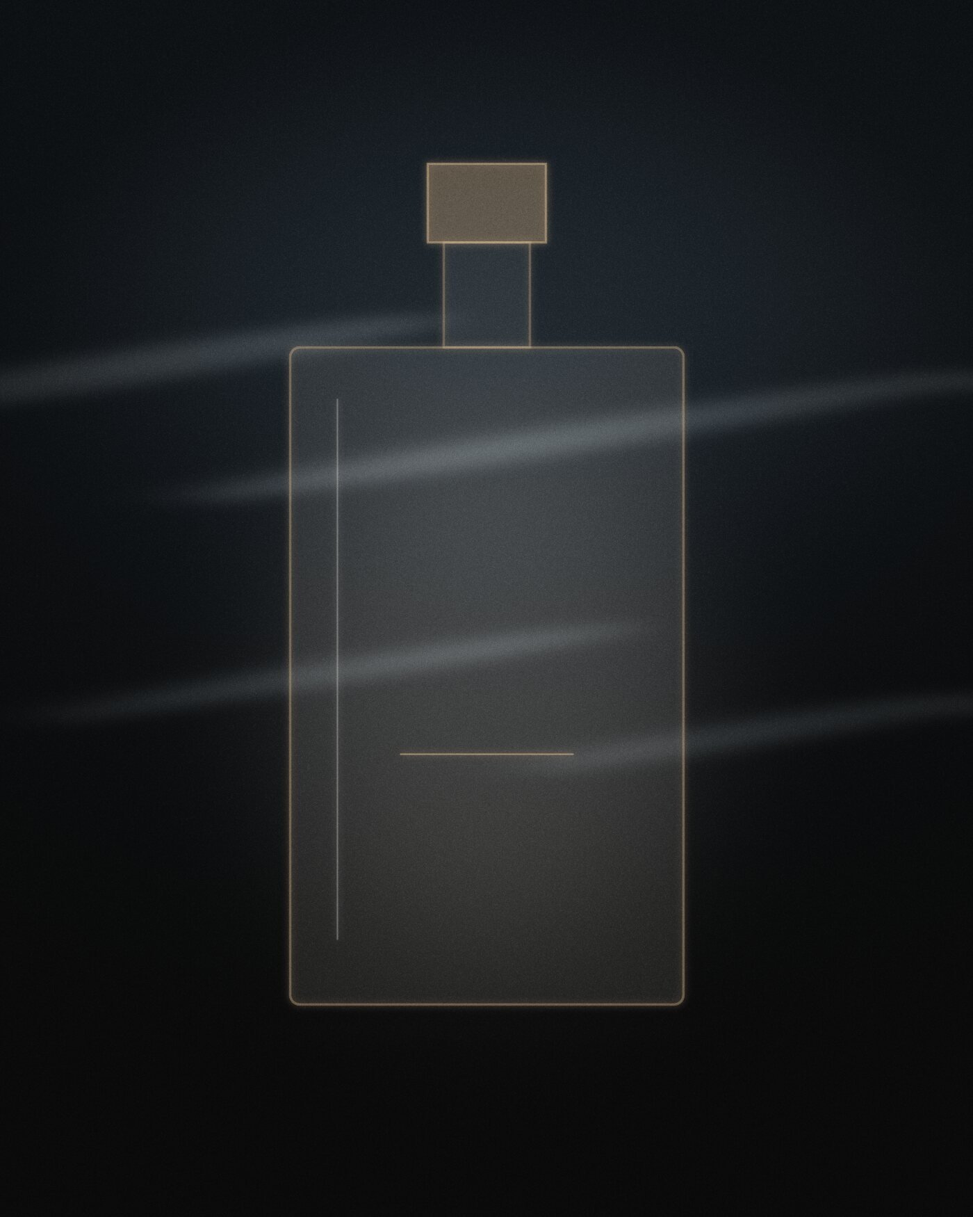 Cirrus eau de parfum bottle detail by Sky Fragrances