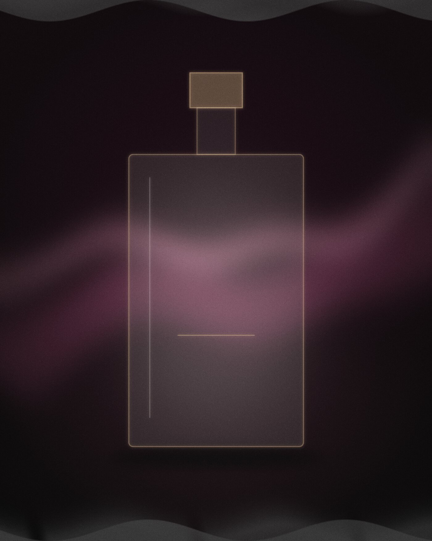 Halo Rose eau de parfum bottle detail by Sky Fragrances