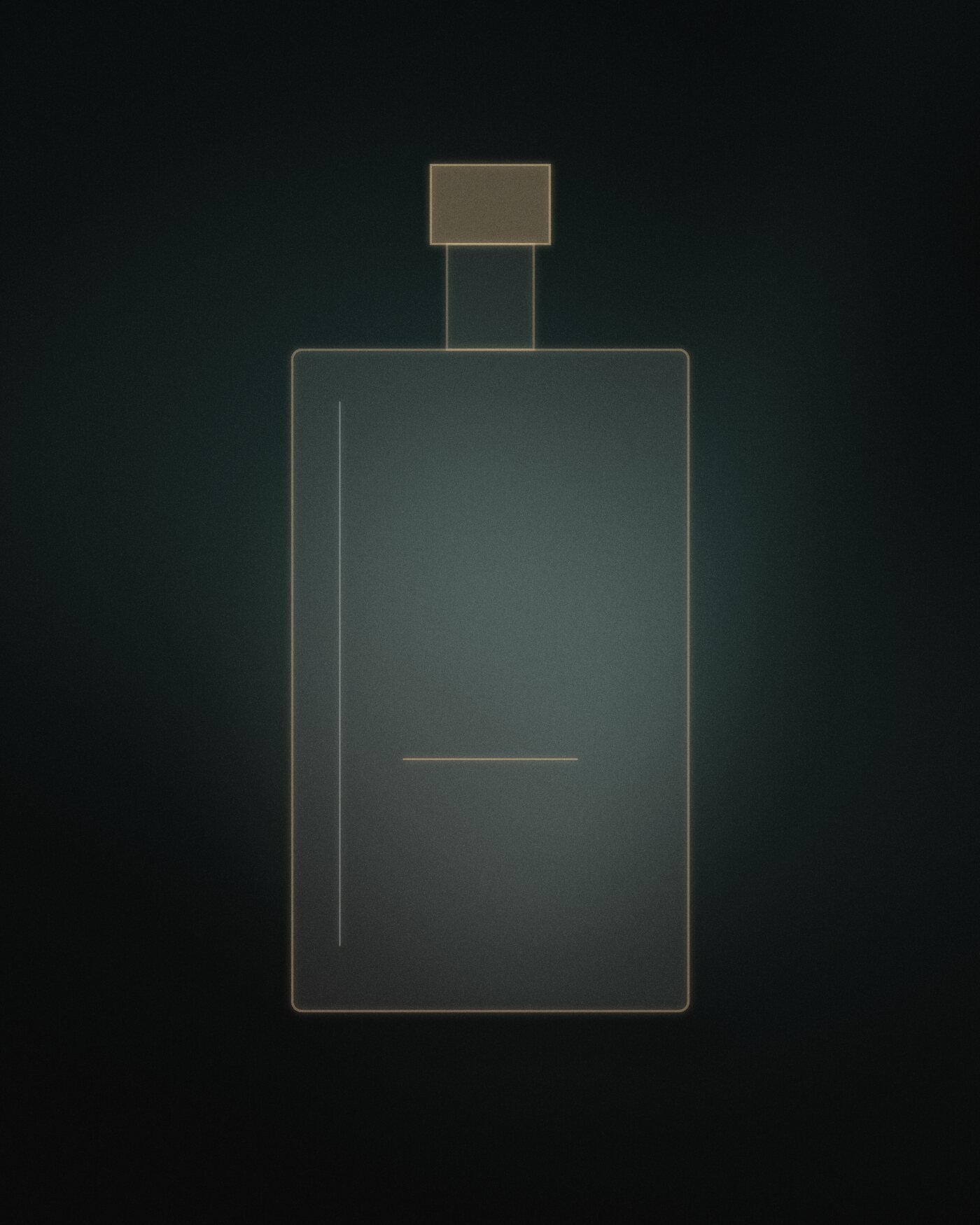 Nimbus Rain eau de parfum bottle detail by Sky Fragrances
