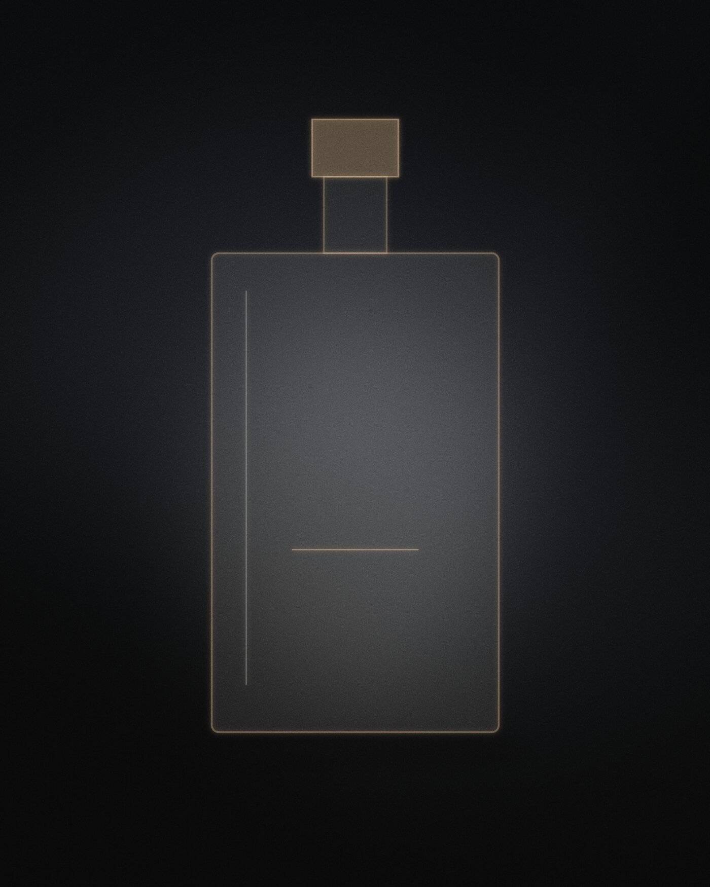 Stratus Noir eau de parfum bottle detail by Sky Fragrances
