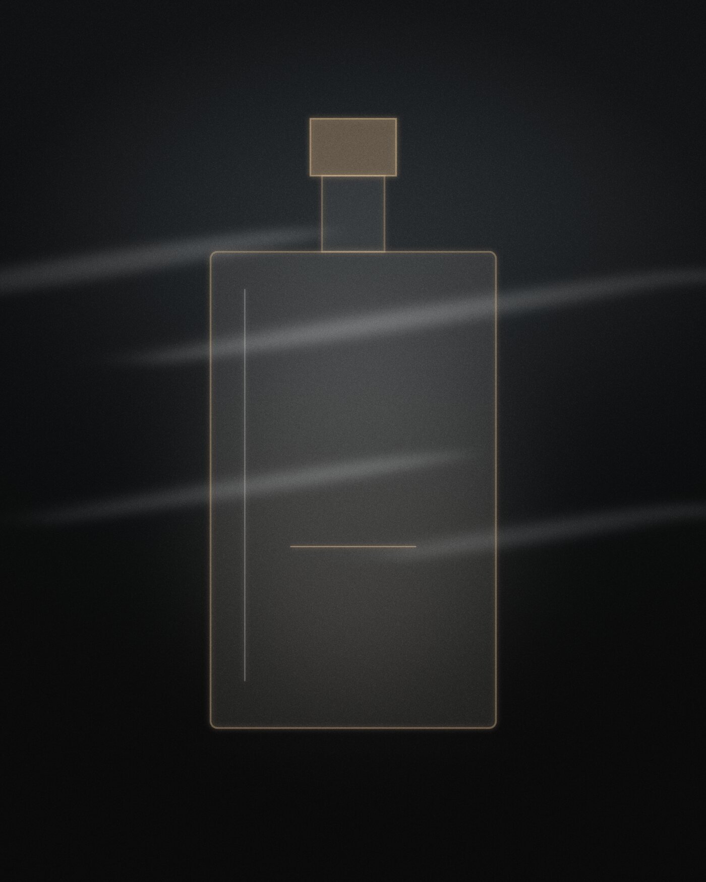 Zephyr Blanc eau de parfum bottle detail by Sky Fragrances